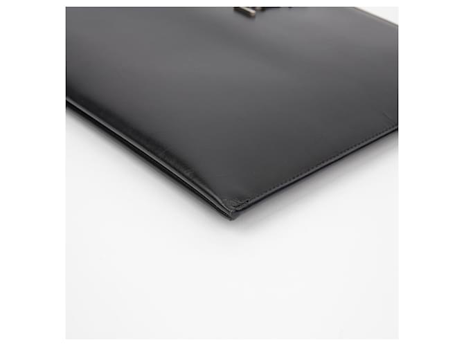Saint Laurent Clutch per Tablet Nero - vista 9