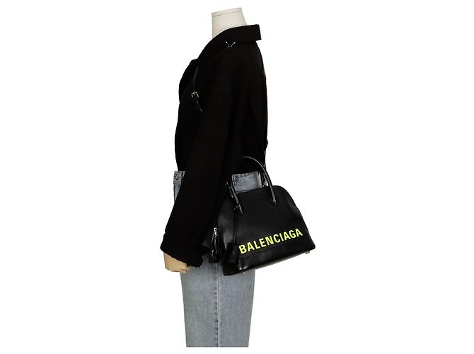 Balenciaga Borsa a spalla Bill Top con manico piccolo Nero - vista 15