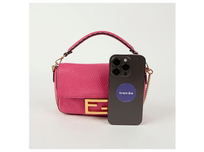 Fendi Mini Baguette Borsa a Spalla - vista 13