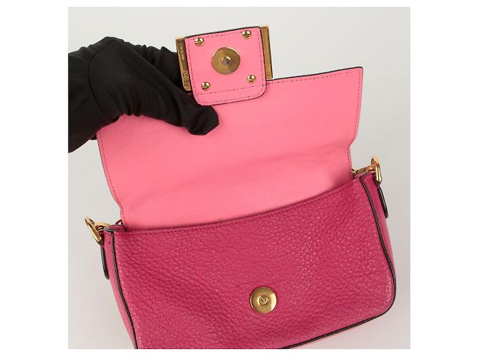 Fendi Mini Baguette Borsa a Spalla - vista 14