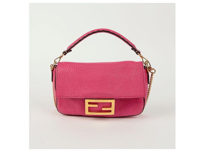 Fendi Mini Baguette Borsa a Spalla - vista 2