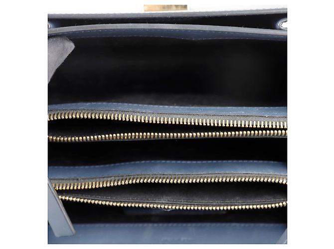 Marni Borsa a tracolla media Trunk Blu - vista 10