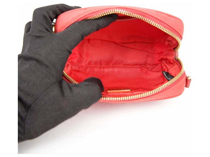 Prada Borsa a spalla mini in nylon - vista 12