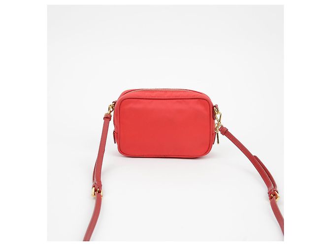 Prada Borsa a spalla mini in nylon - vista 3