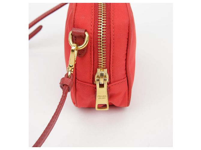 Prada Borsa a spalla mini in nylon - vista 5