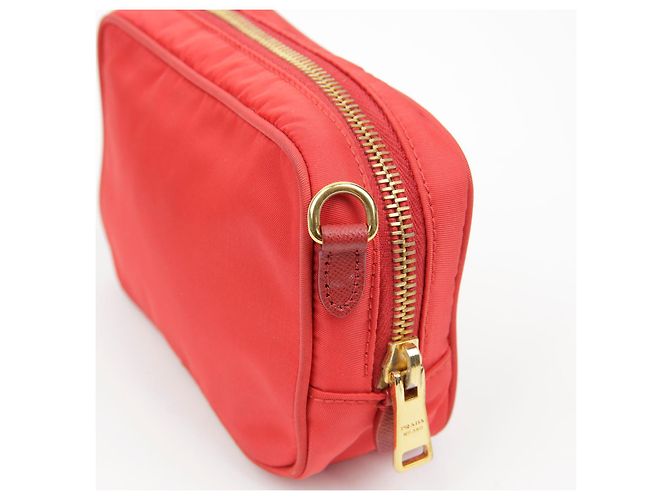 Prada Borsa a spalla mini in nylon - vista 6