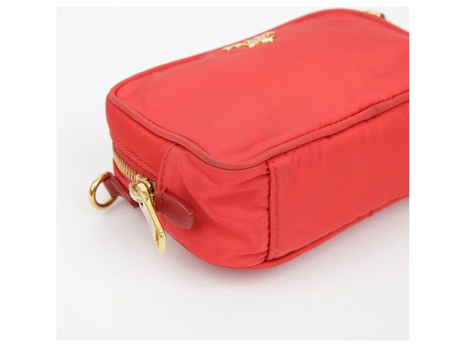 Prada Borsa a spalla mini in nylon - vista 8