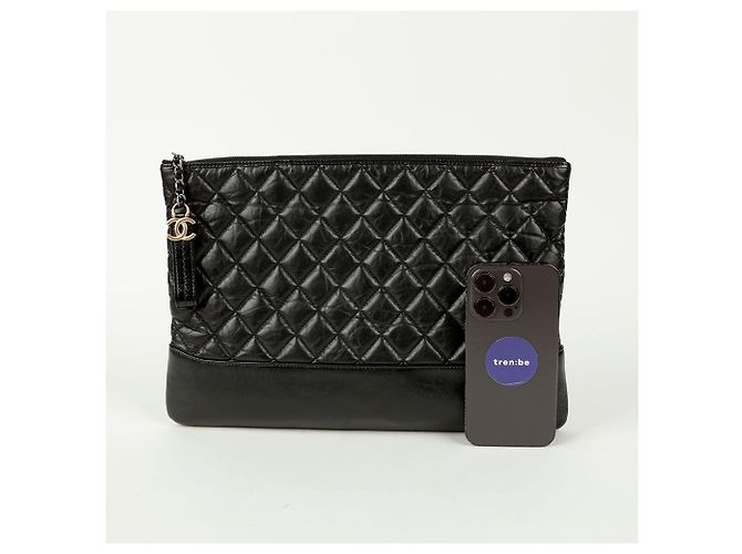 Chanel Clutch Gabrielle Grande Nero - vista 10