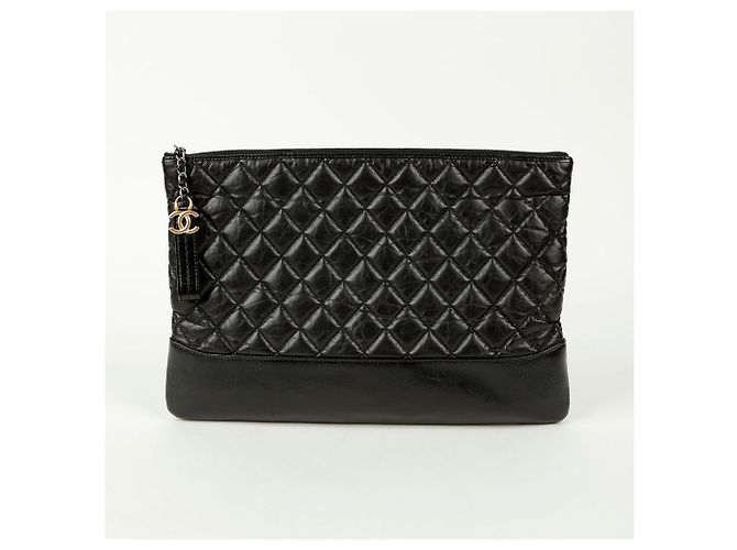 Chanel Clutch Gabrielle Grande Nero - vista 2