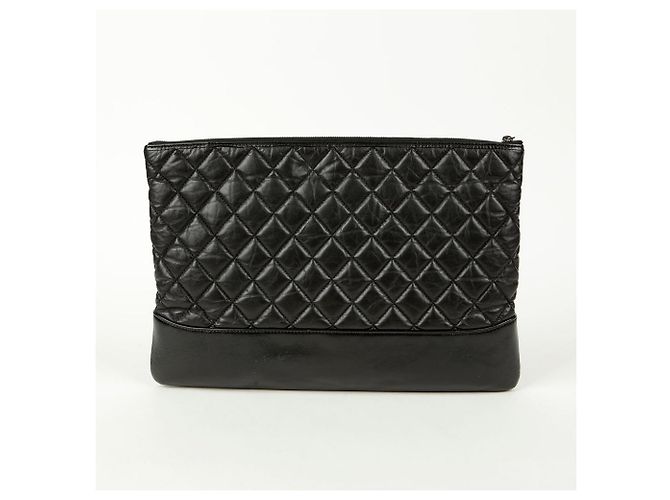 Chanel Clutch Gabrielle Grande Nero - vista 3