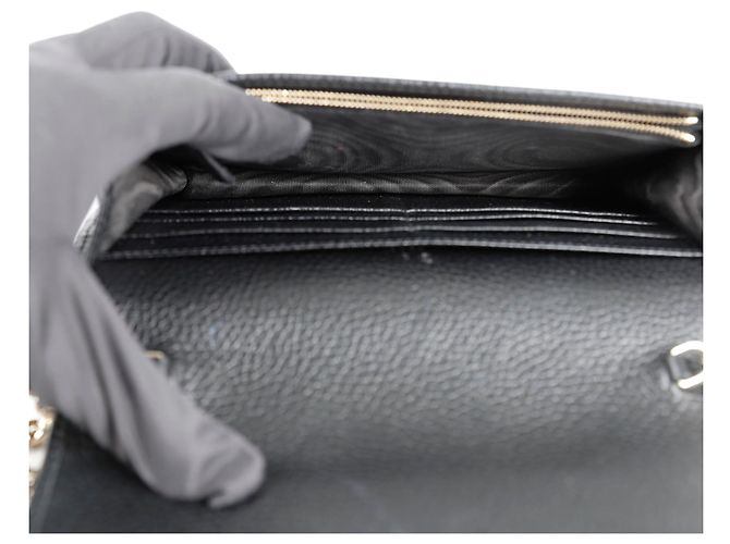 Gucci Bolsa de ombro cruzada com corrente Soho entrelaçada Preto - vista 11