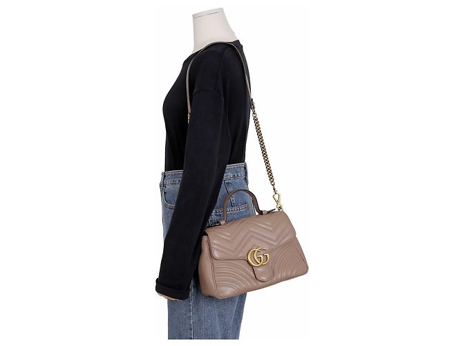 Gucci Bolso de hombro GG Marmont Small con asa superior - vista 13
