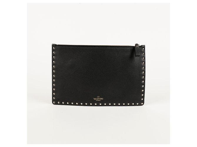 Valentino Clutch Rockstud Negro - vista 3