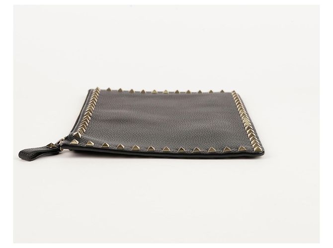 Valentino Clutch Rockstud Negro - vista 5