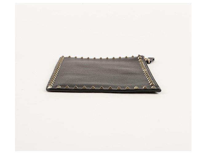 Valentino Clutch Rockstud Negro - vista 7