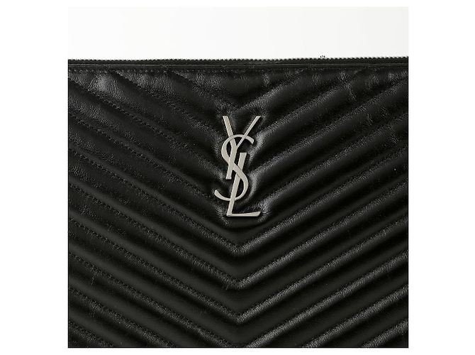 Saint Laurent Tablet-Tasche Schwarz - Ansicht 3