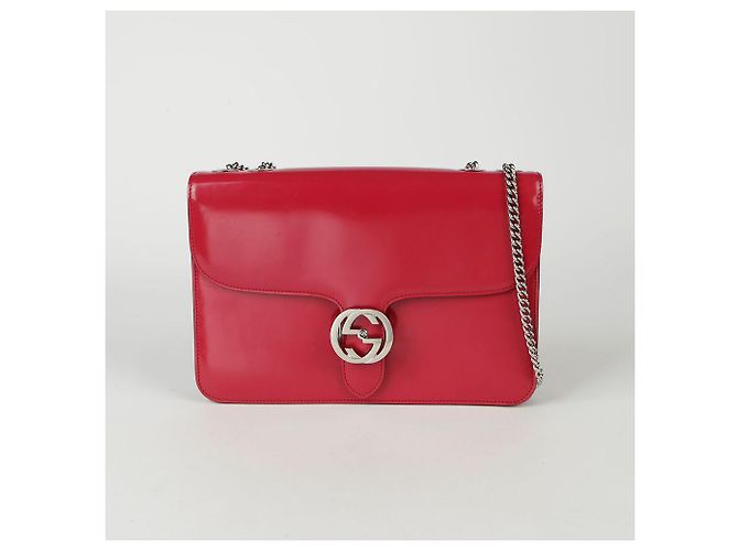 Gucci Borsa a spalla intrecciata Rosa - vista 2