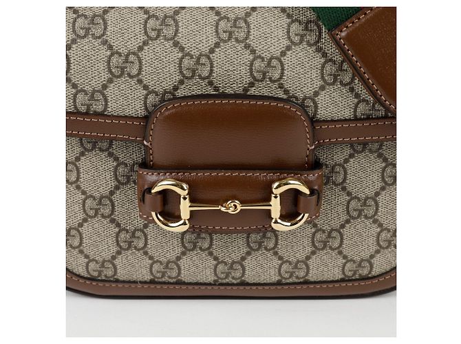 Gucci Mini borsa a spalla e crossbody Horsebit Marrone - vista 2