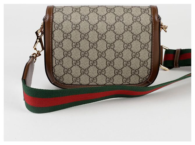 Gucci Mini borsa a spalla e crossbody Horsebit Marrone - vista 4
