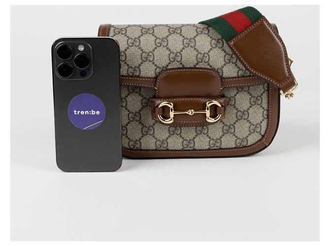 Gucci Mini borsa a spalla e crossbody Horsebit Marrone - vista 7