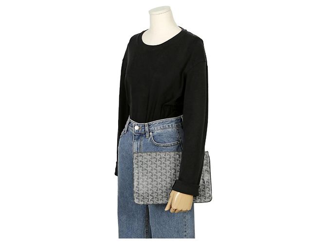 Goyard Clutch Sena MM Size Marrone - vista 13