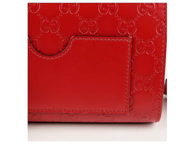 Padlock Gucci Borsa a spalla e crossbody piccola con lucchetto Rosso - vista 10