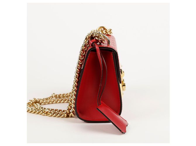 Padlock Gucci Borsa a spalla e crossbody piccola con lucchetto Rosso - vista 11