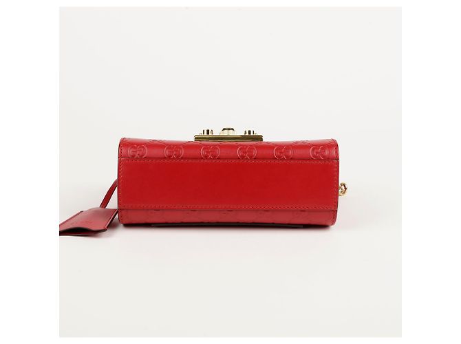 Padlock Gucci Borsa a spalla e crossbody piccola con lucchetto Rosso - vista 12