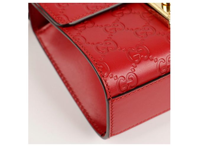 Padlock Gucci Borsa a spalla e crossbody piccola con lucchetto Rosso - vista 13
