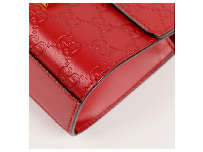 Padlock Gucci Borsa a spalla e crossbody piccola con lucchetto Rosso - vista 14