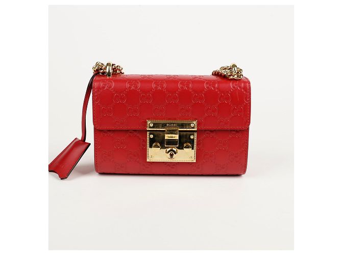 Padlock Gucci Borsa a spalla e crossbody piccola con lucchetto Rosso - vista 2