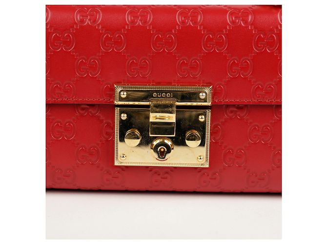 Padlock Gucci Borsa a spalla e crossbody piccola con lucchetto Rosso - vista 3