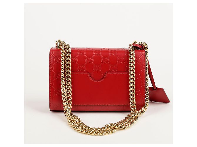 Padlock Gucci Borsa a spalla e crossbody piccola con lucchetto Rosso - vista 7