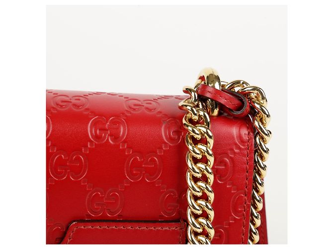 Padlock Gucci Borsa a spalla e crossbody piccola con lucchetto Rosso - vista 8