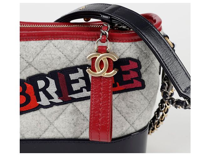 Chanel Bolso de hombro y cruzado Gabrielle Small Chain Castaño - vista 3