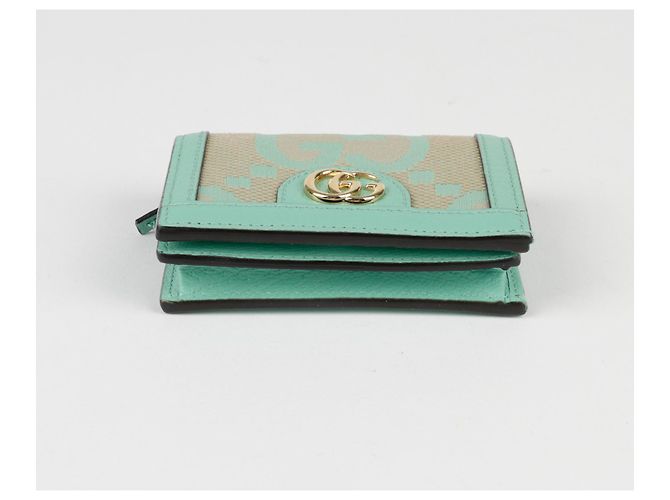 Gucci Ophidia Jumbo GG Kartenetui Grün - Ansicht 6