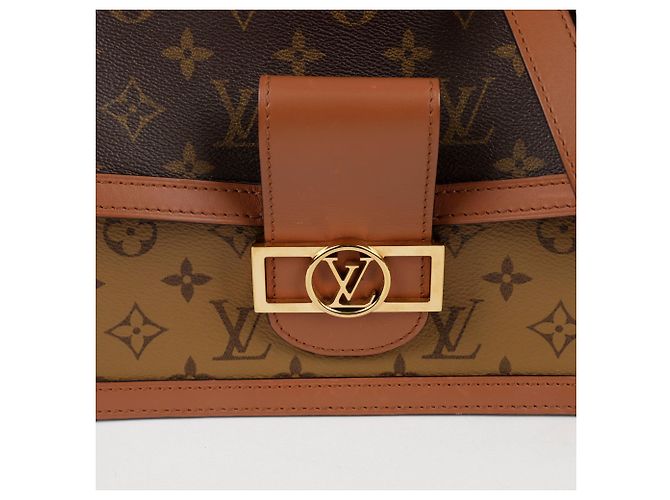 Louis Vuitton Borsa a Spalla e Crossbody Dauphine MM Marrone - vista 2