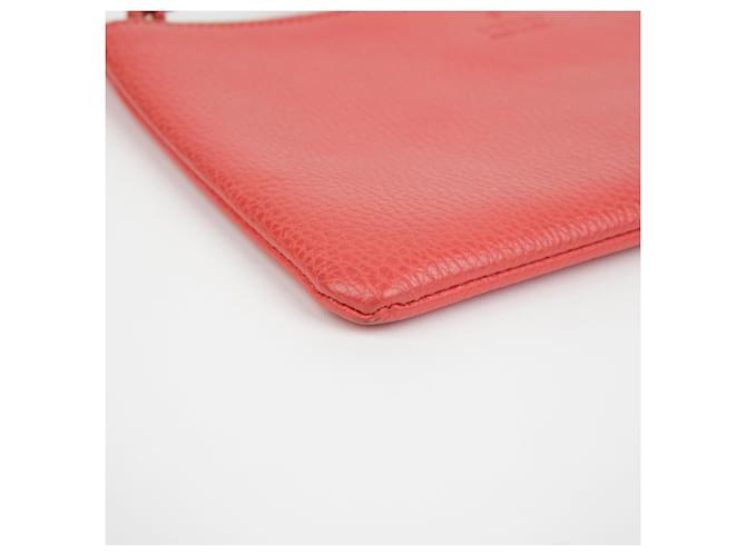 Bamboo Gucci Pochette con nappa in bambù Rosso - vista 6