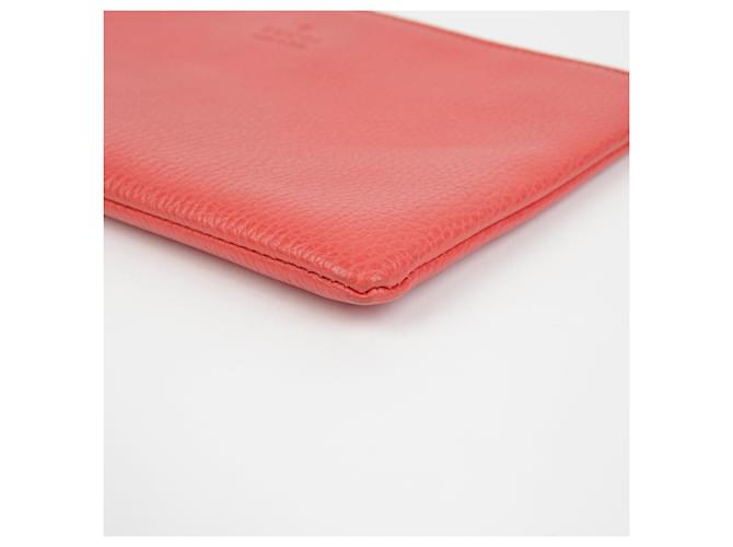 Bamboo Gucci Pochette con nappa in bambù Rosso - vista 7