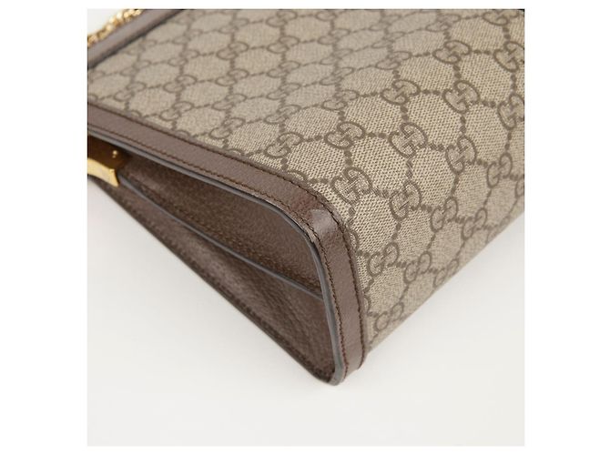 Gucci Borsa a Spalla Media Ophidia GG Marrone - vista 7