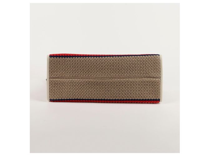 Gucci Borsa Tote Kan Stripe Bianco - vista 8