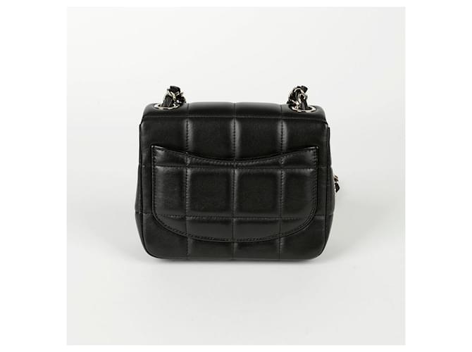 Chanel Borsa a Spalla e Crossbody Mini Cube Chain Nero - vista 3