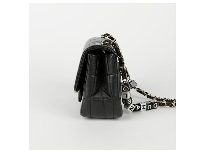 Chanel Borsa a Spalla e Crossbody Mini Cube Chain Nero - vista 4