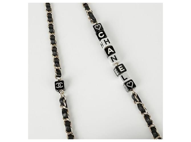Chanel Borsa a Spalla e Crossbody Mini Cube Chain Nero - vista 6