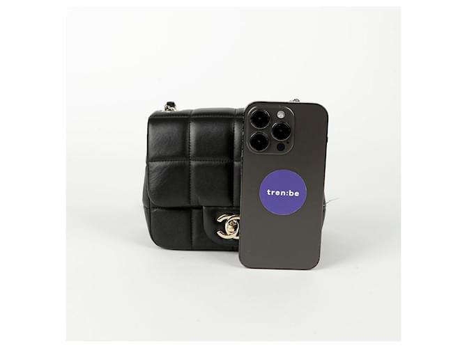 Chanel Borsa a Spalla e Crossbody Mini Cube Chain Nero - vista 7