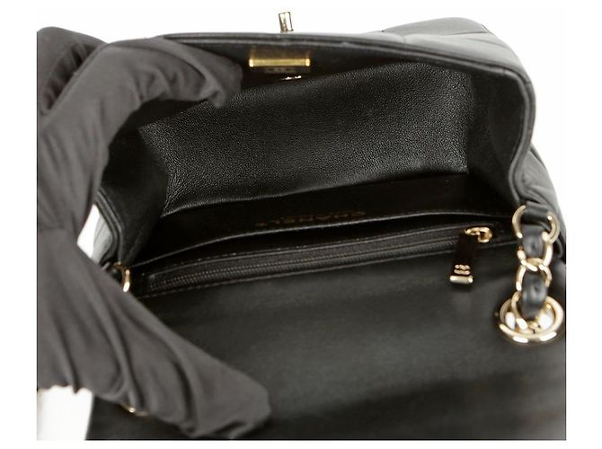 Chanel Borsa a Spalla e Crossbody Mini Cube Chain Nero - vista 9
