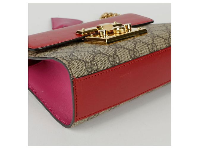 Padlock Gucci Borsa a spalla e crossbody piccola con lucchetto Rosso - vista 13