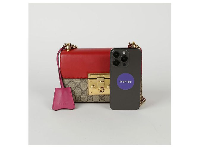 Padlock Gucci Borsa a spalla e crossbody piccola con lucchetto Rosso - vista 15