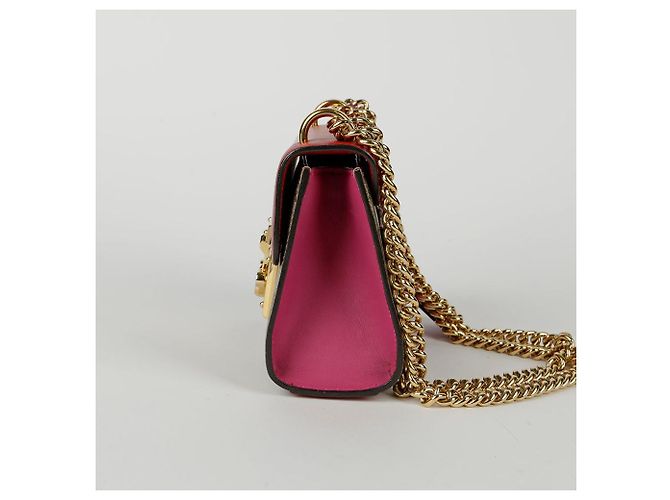 Padlock Gucci Borsa a spalla e crossbody piccola con lucchetto Rosso - vista 6