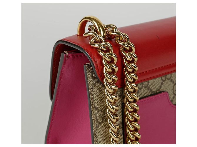 Padlock Gucci Borsa a spalla e crossbody piccola con lucchetto Rosso - vista 8